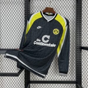 football-shirt-borussia-dortmund-away-95-96-long-sleeves-retro-1 Football Shirt Borussia Dortmund Away 95-96 Long Sleeves Retro front