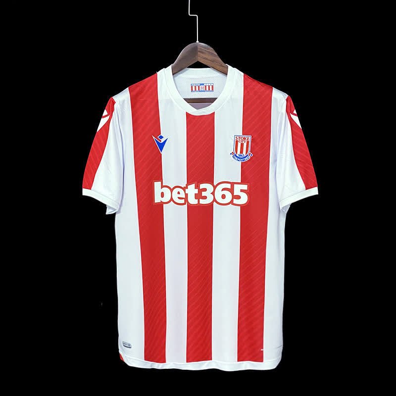 football-shirt-stoke-city-home-21-22-1 Football Shirt Stoke City Home 21-22 front
