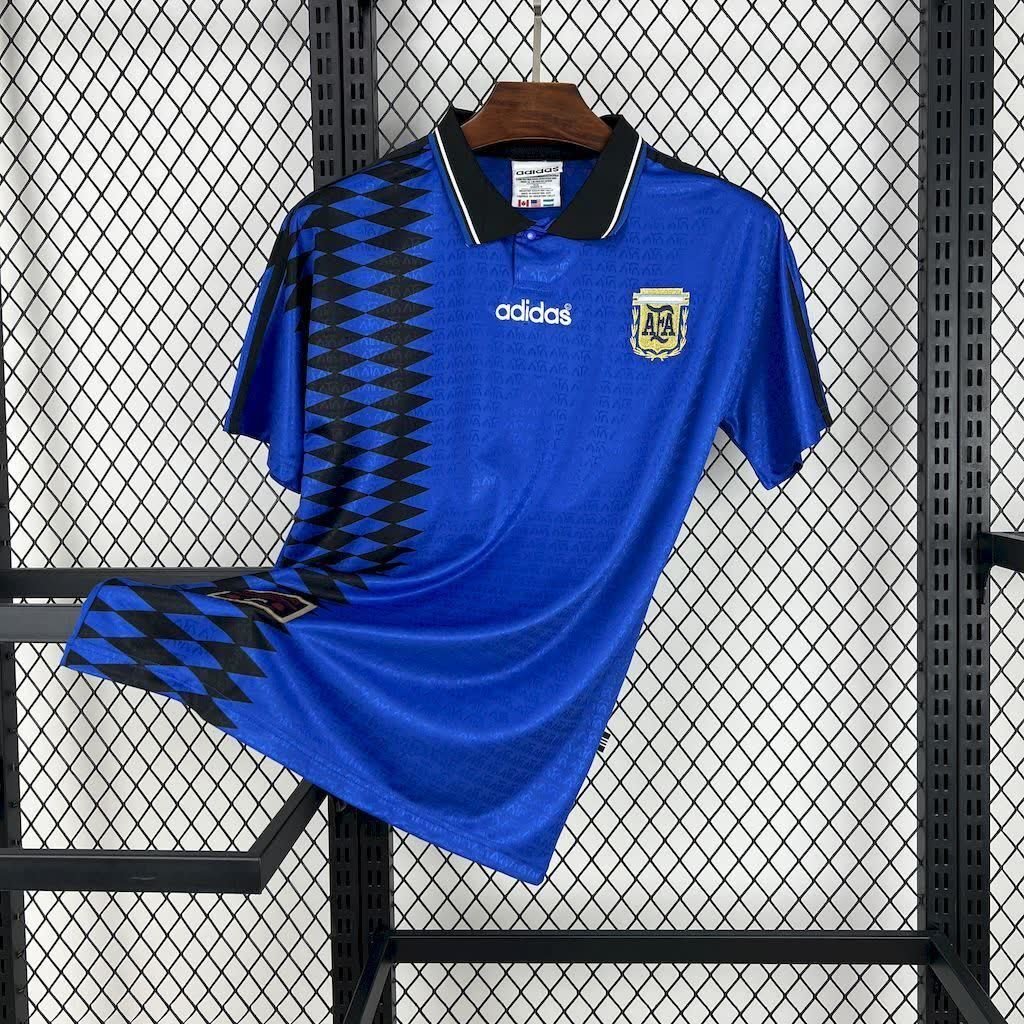 Football Shirt Argentina Away 1994 World Cup Retro front