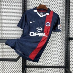 Football Shirt Paris Saint-Germain Home 01-02 Retro front