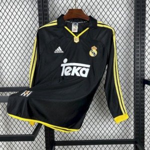 Football Shirt Real Madrid Away 98-99 Long Sleeves Retro front