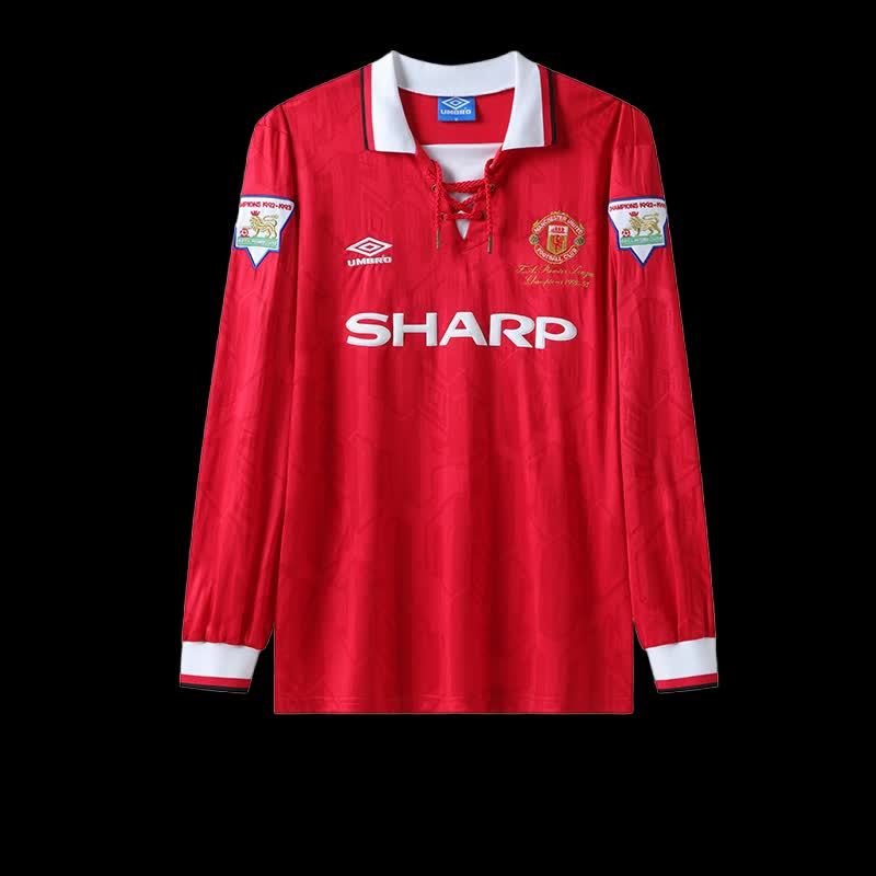football-shirt-manchester-united-home-92-93-retro-1-1 Football Shirt Manchester United Home 92-93 Retro front