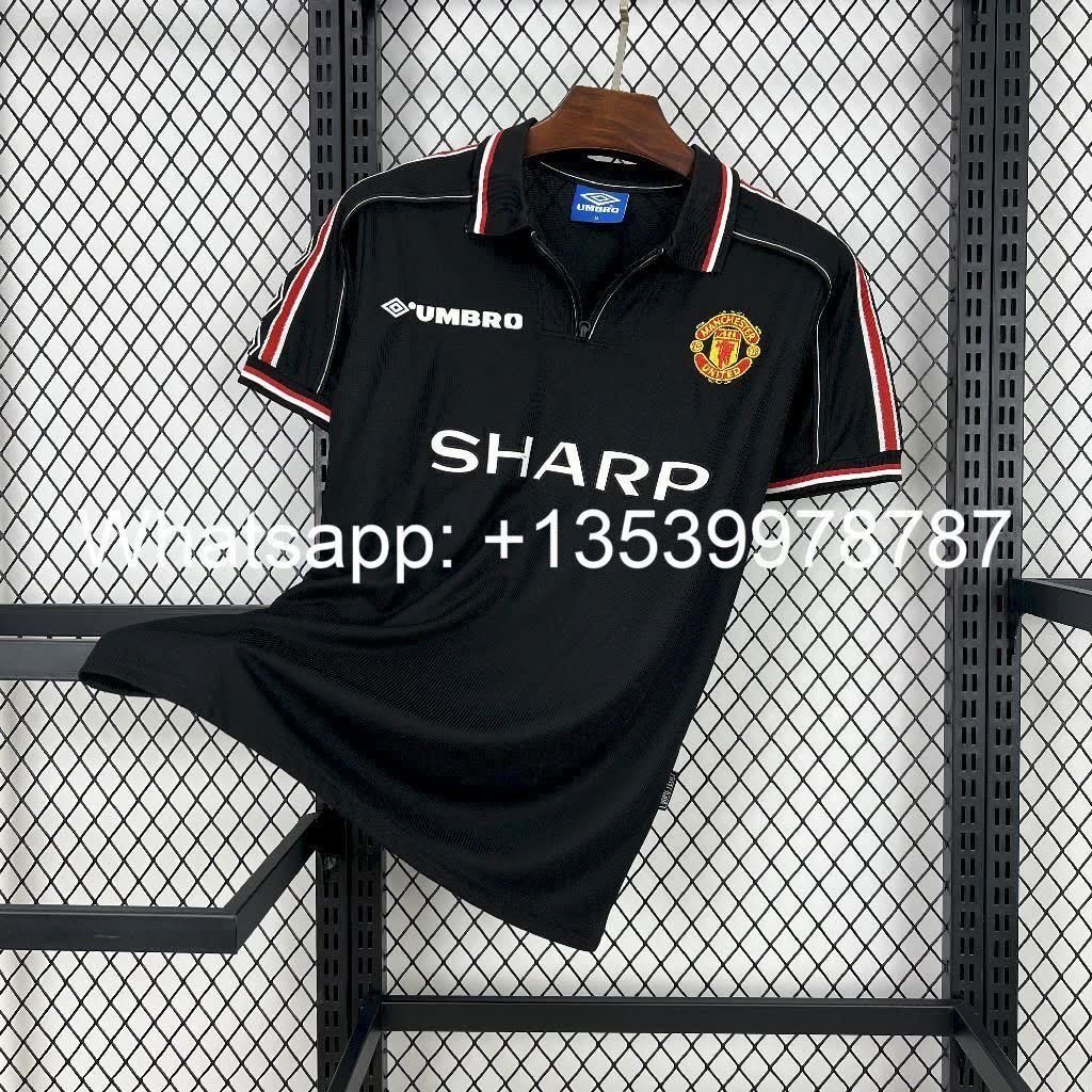 football-shirt-manchester-united-away-98-99-retro-1 Football Shirt Manchester United Away 98-99 Retro front