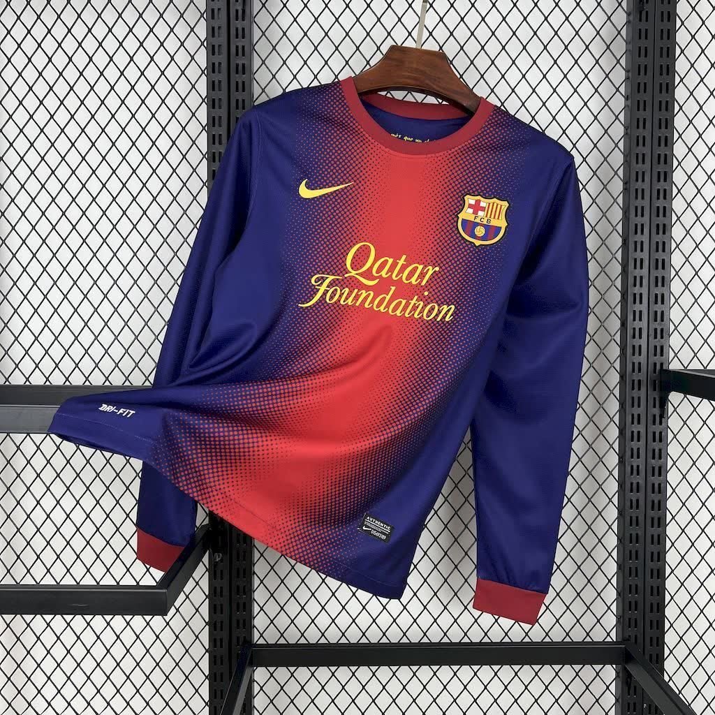 football-shirt-fc-barcelona-home-12-13-long-sleeves-retro-1 Football Shirt FC Barcelona Home 12-13 Long Sleeves Retro front