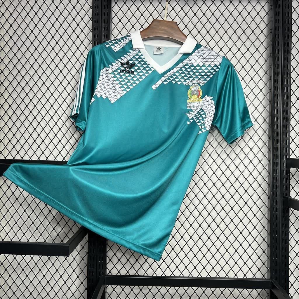 football-shirt-mexico-home-1990-retro-1 Football Shirt Mexico Home 1990 Retro front