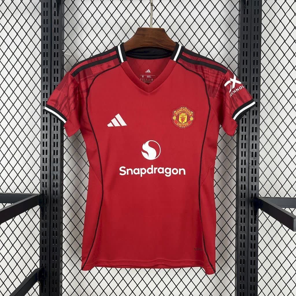 football-shirt-manchester-united-home-25-26-women-1 Football Shirt Manchester United Home 25-26 Women front