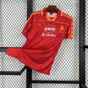 football-shirt-as-roma-home-95-96-retro-1 Football Shirt AS Roma Home 95-96 Retro front