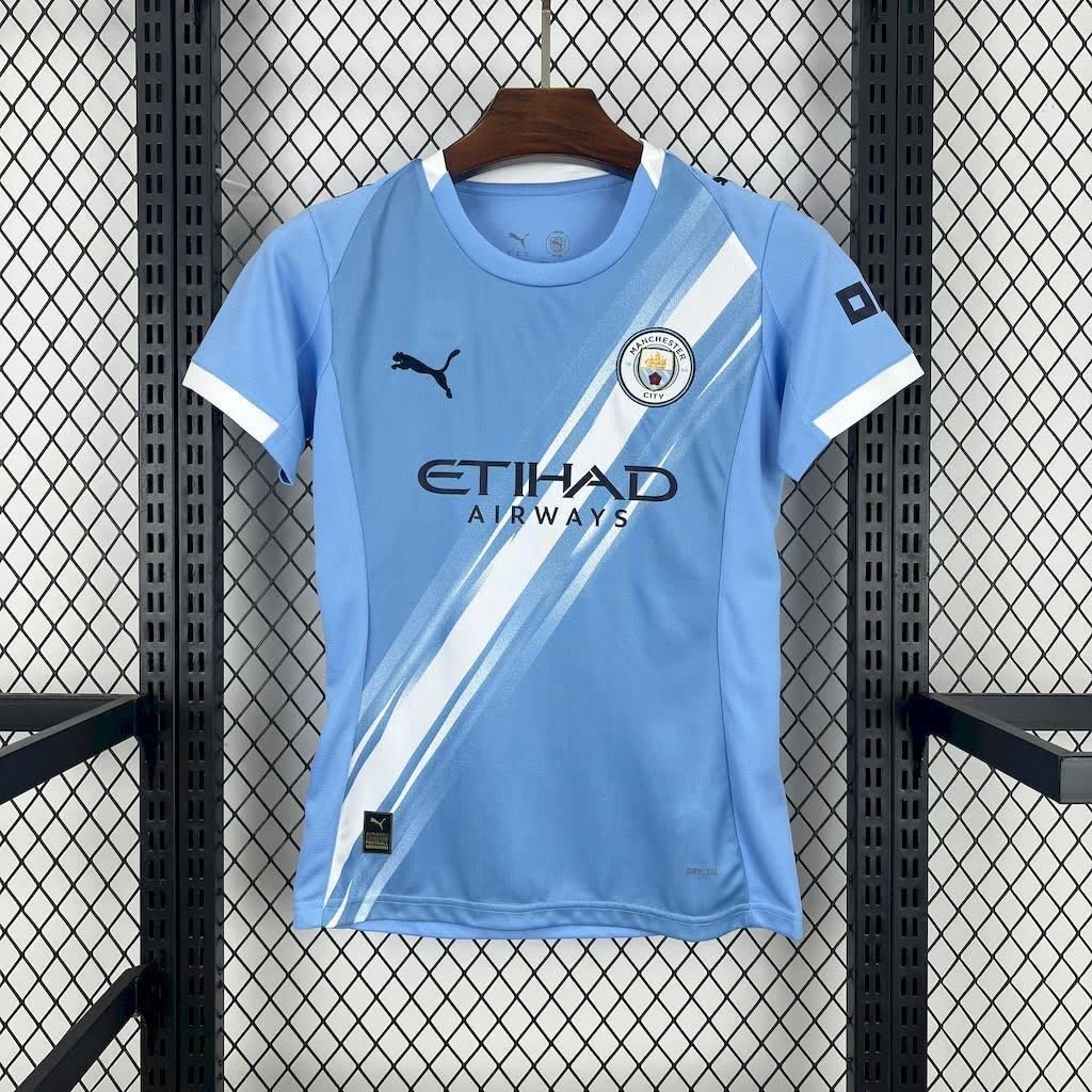 football-shirt-manchester-city-home-25-26-women-1 Football Shirt Manchester City Home 25-26 Women front