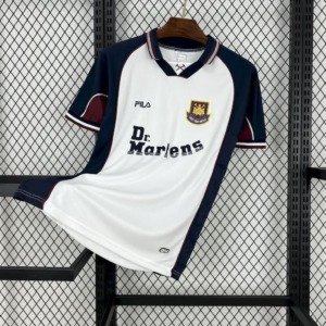 Football Shirt West Ham United Away 99-01 Retro front