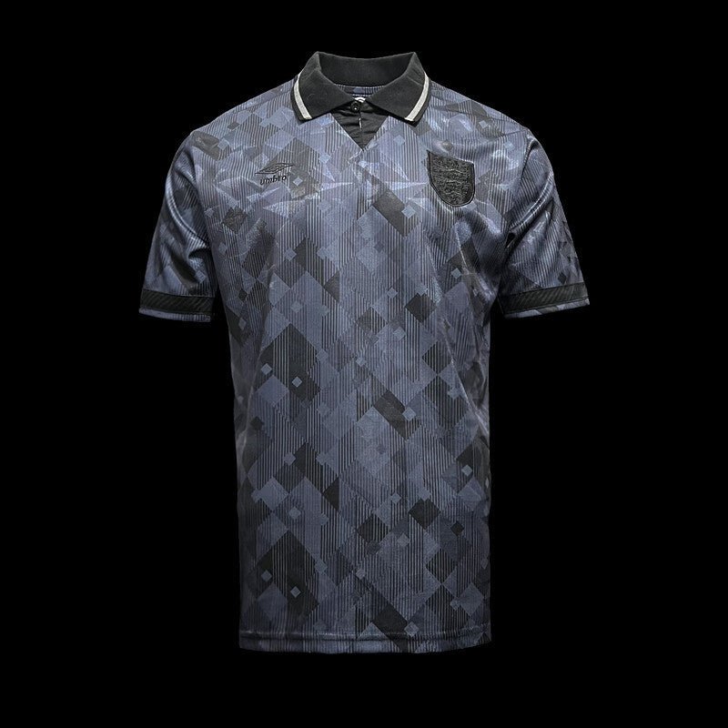 football-shirt-england-retro-black-25-26-1 Football Shirt England Retro Black 25-26 front