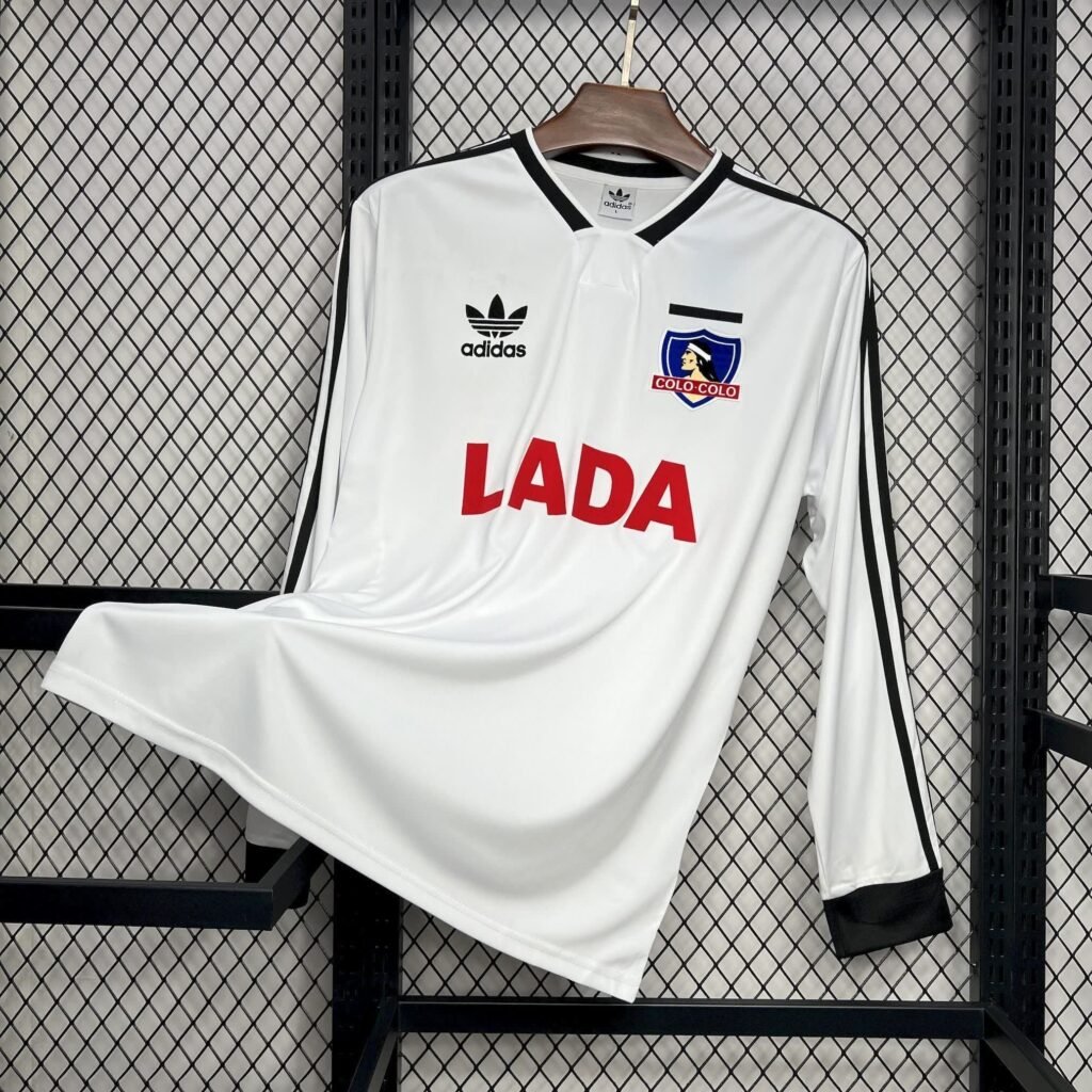 football-shirt-colo-colo-home-91-92-long-sleeve-retro-1 Football Shirt Colo Colo Home 91-92 Long Sleeve Retro front
