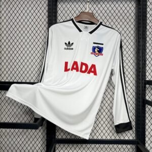 football-shirt-colo-colo-home-91-92-long-sleeve-retro-1 Football Shirt Colo Colo Home 91-92 Long Sleeve Retro front