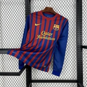football-shirt-fc-barcelona-home-11-12-long-sleeves-retro-1 Football Shirt FC Barcelona Home 11-12 Long Sleeves Retro front