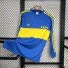 Football Shirt Boca Juniors Home 81-82 Long Sleeves Retro front