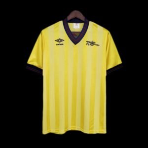football-shirt-arsenal-away-83-86-1 Football Shirt Arsenal Away 83-86 front