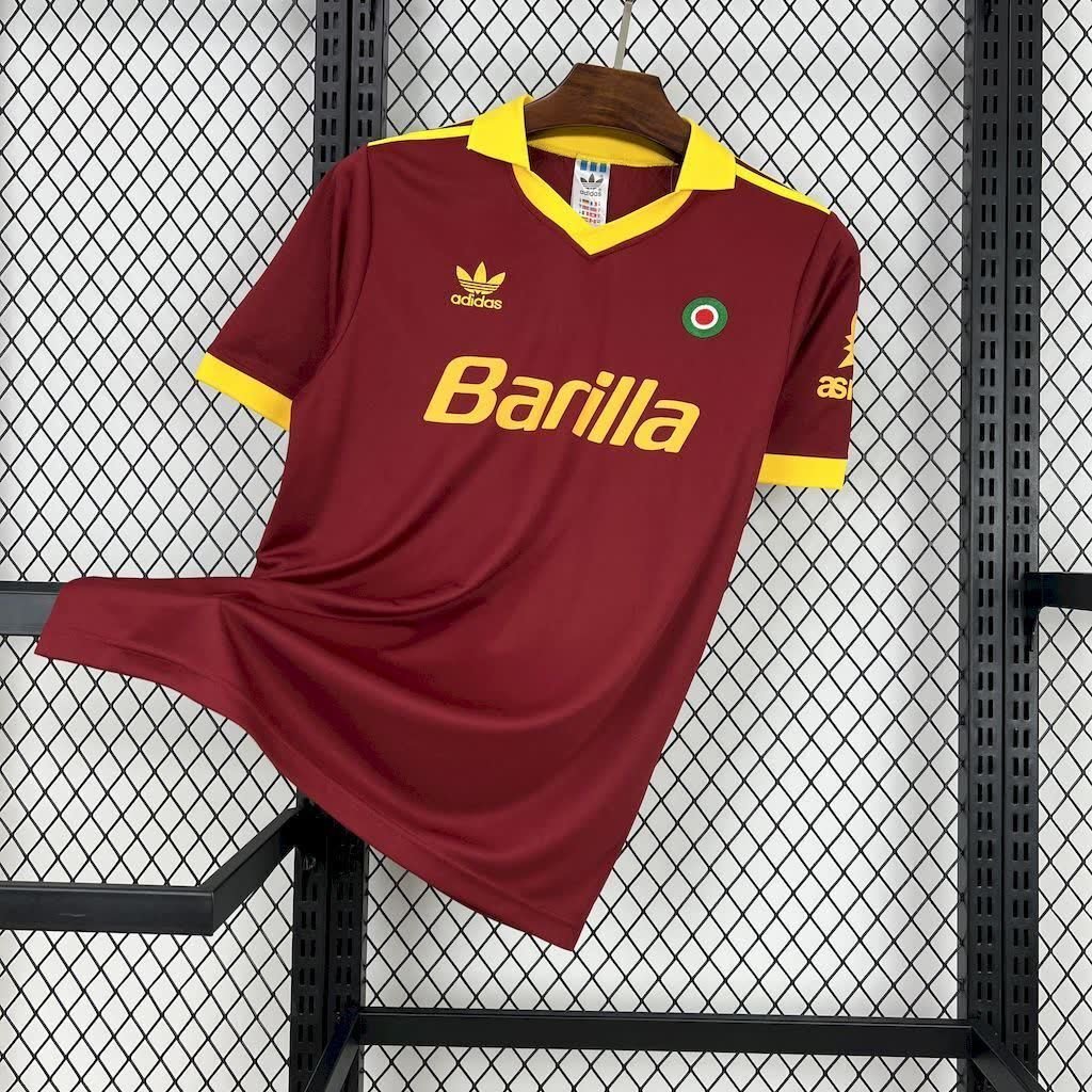 football-shirt-as-roma-home-92-94-retro-1 Football Shirt AS Roma Home 92-94 Retro front
