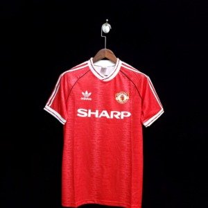 football-shirt-manchester-united-home-90-92-retro-1 Football Shirt Manchester United Home 90-92 Retro front