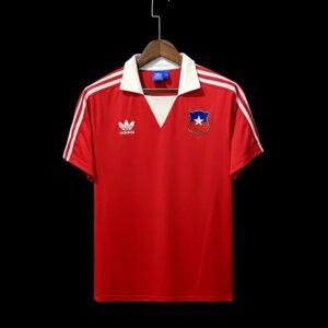 football-shirt-chile-home-1982-retro-25-26-1 Football Shirt Chile Home 1982 Retro 25-26 front