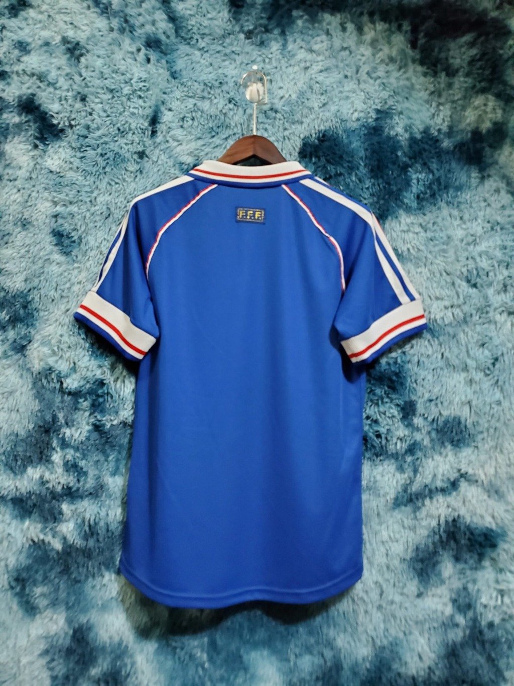 football-shirt-france-home-98-99-retro-2 Football Shirt France Home 98-99 Retro back