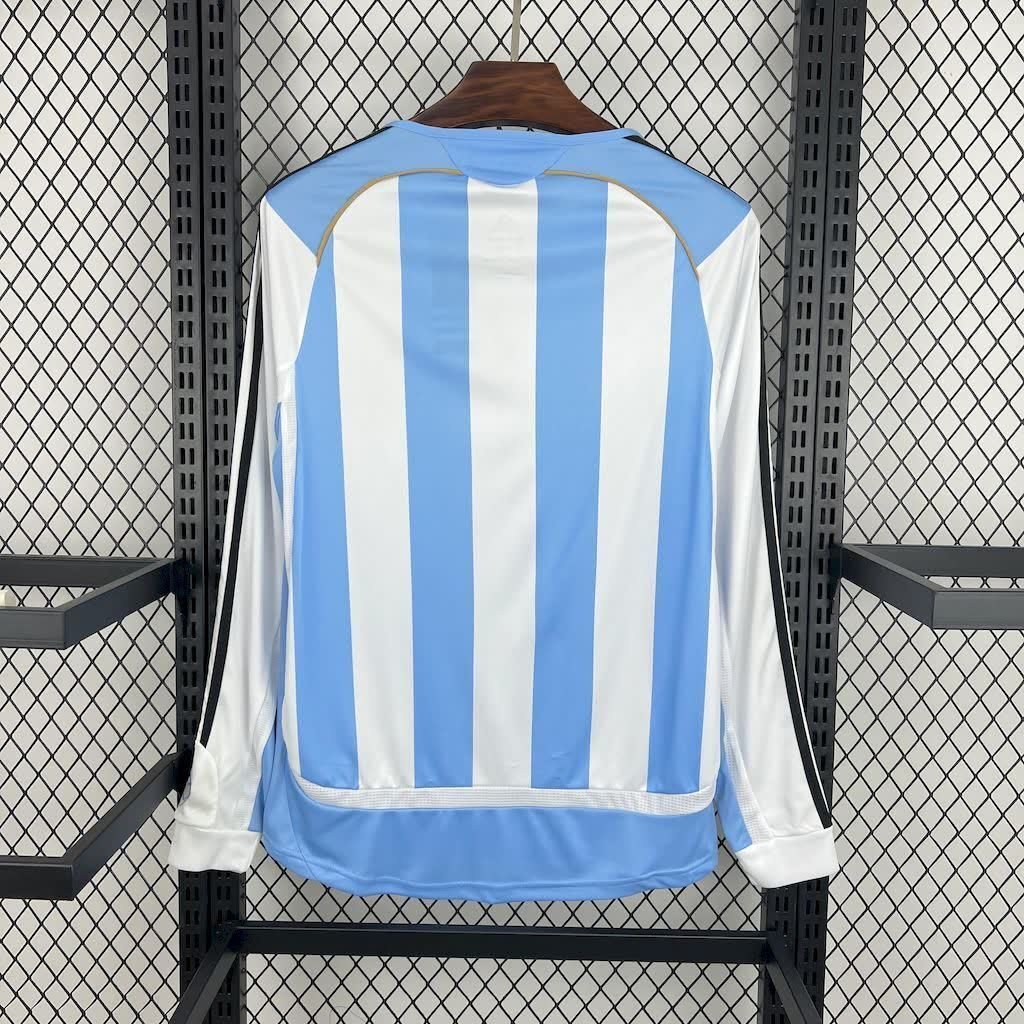 football-shirt-argentina-home-06-07-long-sleeves-retro-2 Football Shirt Argentina Home 06-07 Long Sleeves Retro back