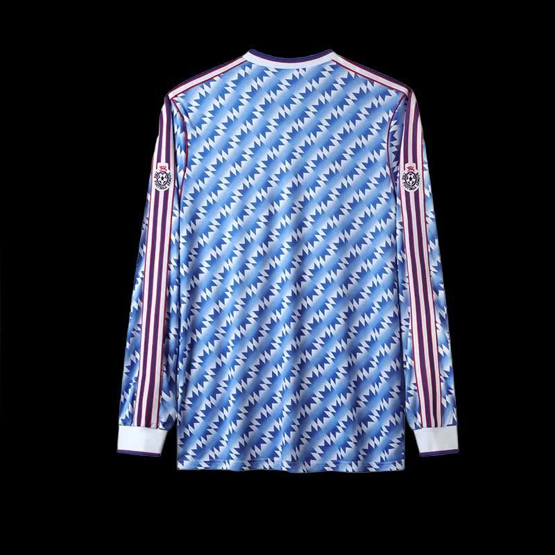 football-shirt-manchester-united-away-league-cup-final-90-92-long-sleeve-2 Football Shirt Manchester United Away League Cup Final 90-92 Long Sleeve back