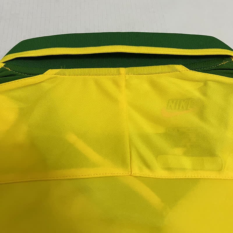 football-shirt-brazil-home-97-98-2 Football Shirt Brazil Home 97-98 back
