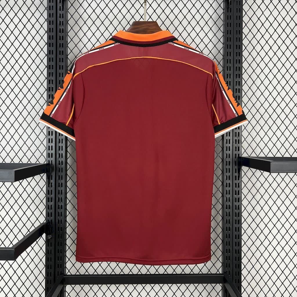 football-shirt-as-roma-home-98-99-retro-2 Football Shirt AS Roma Home 98-99 Retro back
