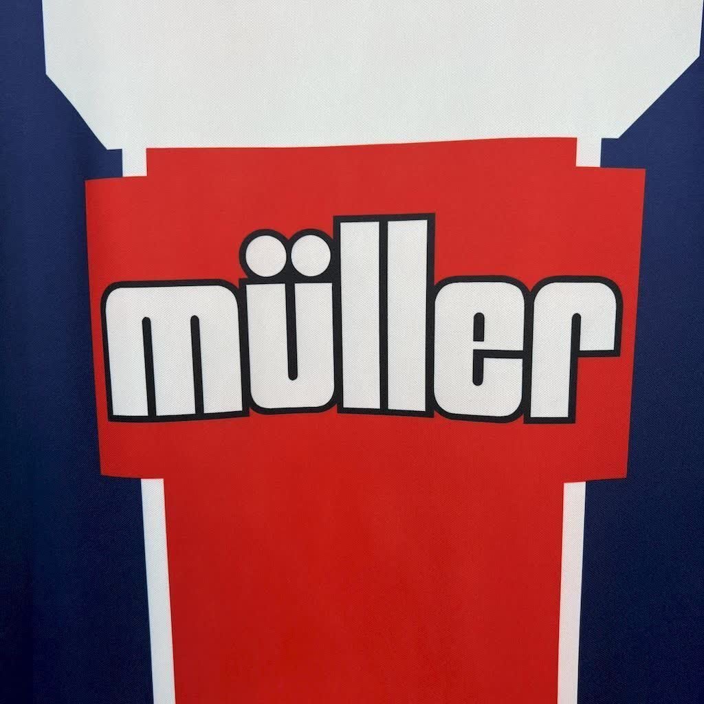 football-shirt-paris-saint-germain-home-91-92-retro-3 Football Shirt Paris Saint-Germain Home 91-92 Retro extra 1