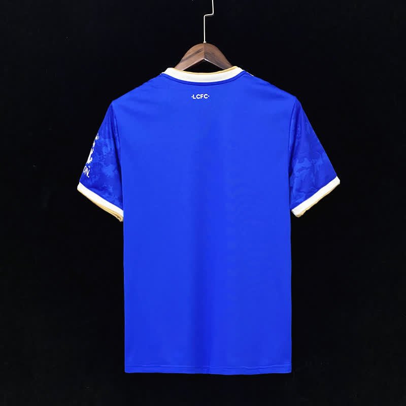 football-shirt-leicester-city-home-21-22-2 Football Shirt Leicester City Home 21-22 back