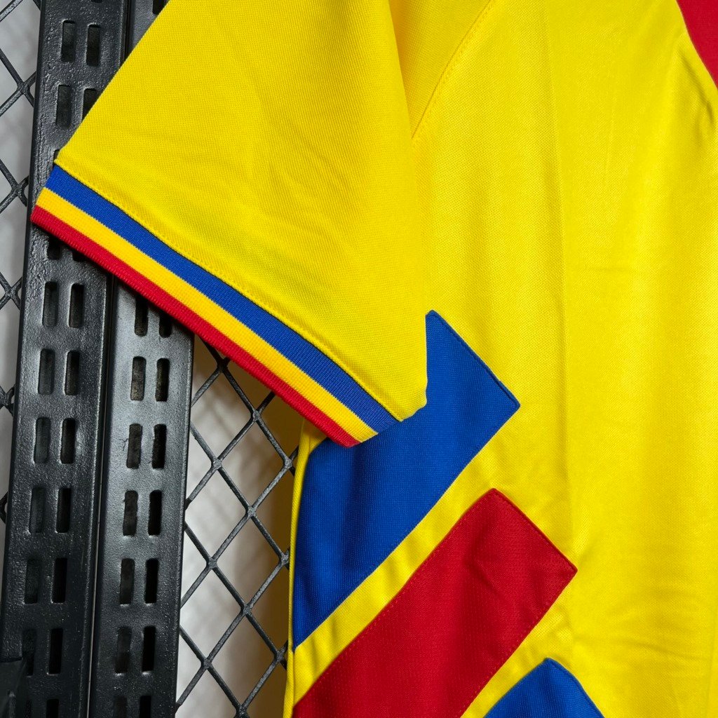 football-shirt-romania-home-94-95-retro-2 Football Shirt Romania Home 94-95 Retro back