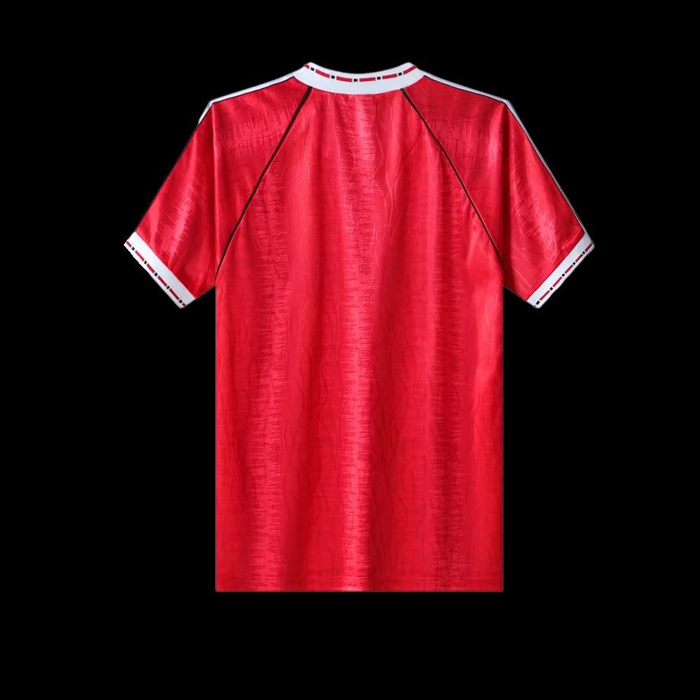 Football Shirt Manchester United Home 90-92 back