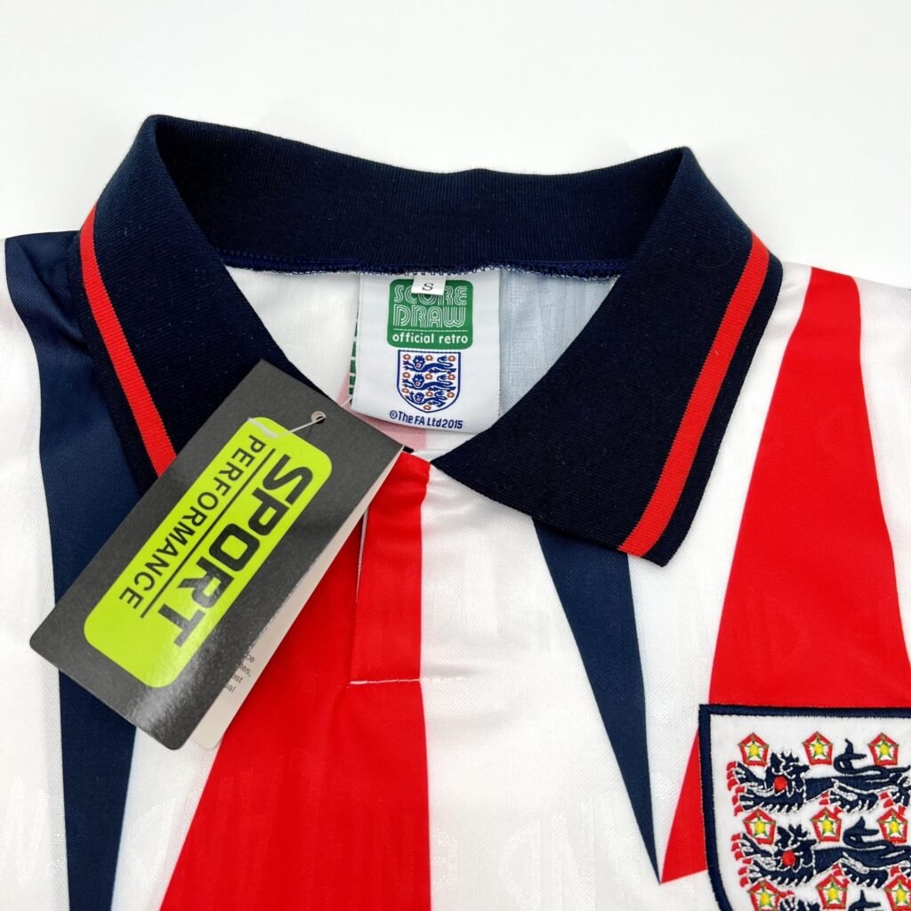 football-shirt-england-home-92-93-retro-2 Football Shirt England Home 92-93 Retro back