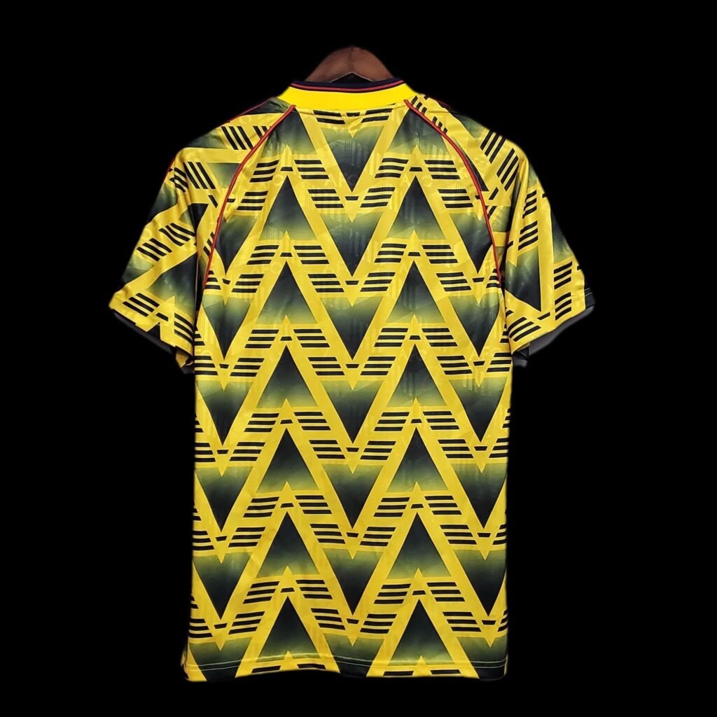 football-shirt-arsenal-away-91-93-retro-2 Football Shirt Arsenal Away 91-93 Retro back