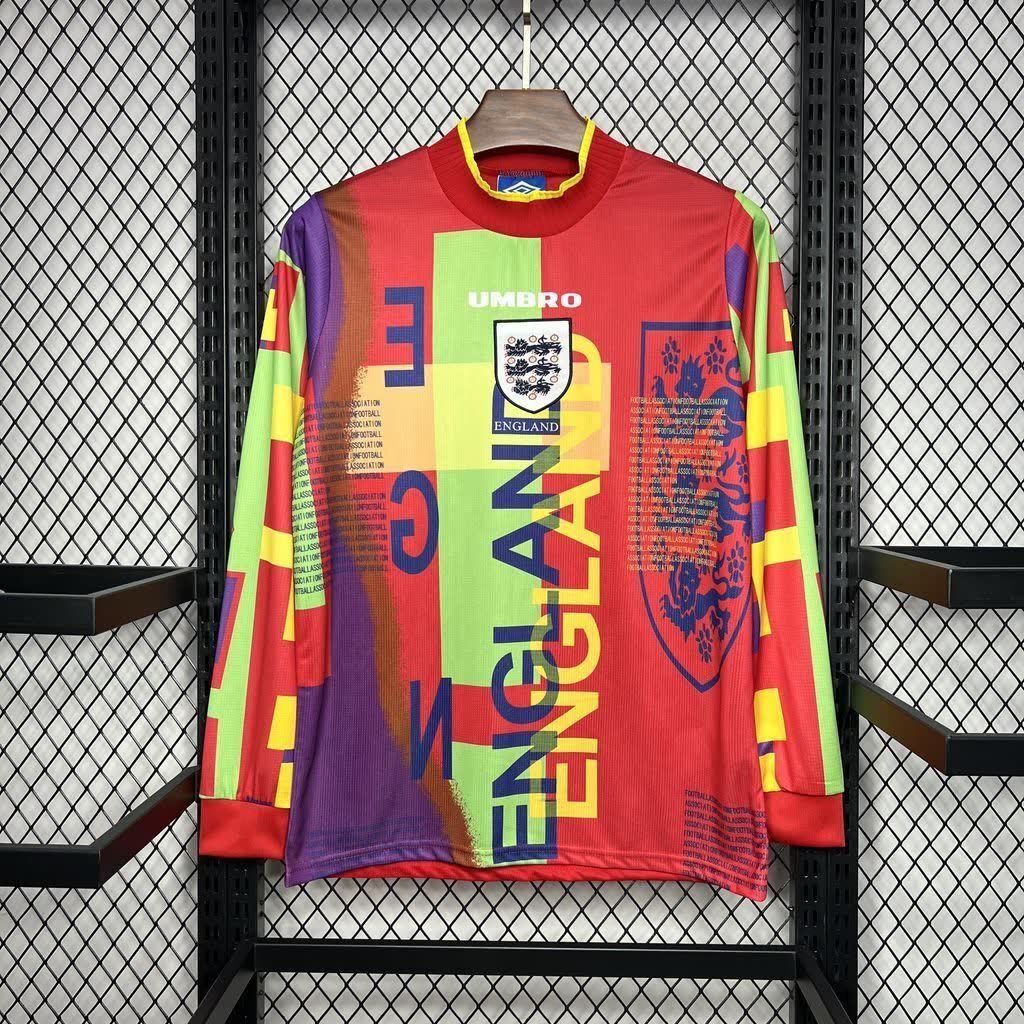 football-shirt-england-goalkeeper-retro-95-96-long-sleeve-3 Football Shirt England Goalkeeper Retro 95-96 Long Sleeve extra 1