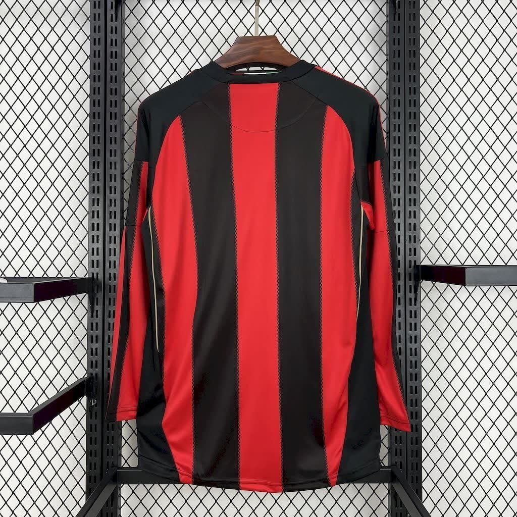 football-shirt-ac-milan-home-10-11-long-sleeves-retro-2 Football Shirt AC Milan Home 10-11 Long Sleeves Retro back