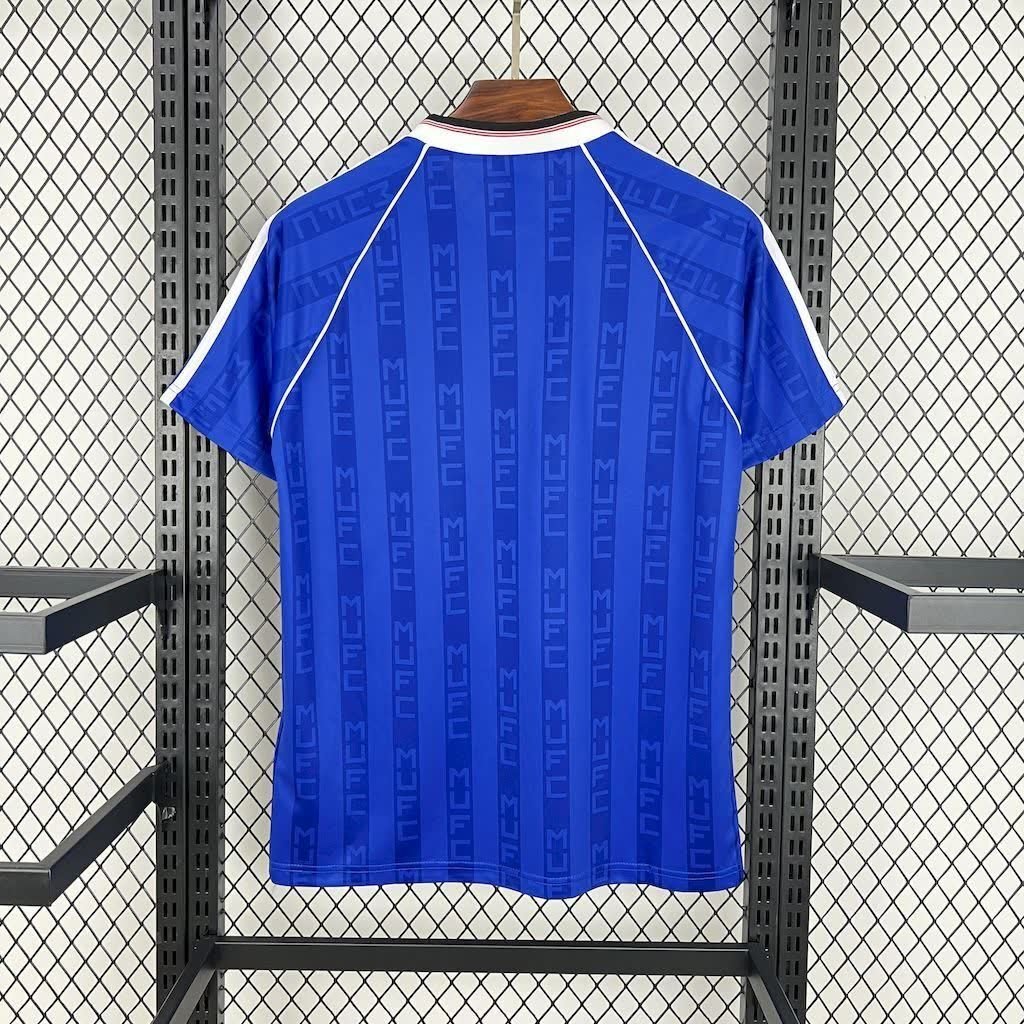 Football Shirt Manchester United Away 88-89 Retro back