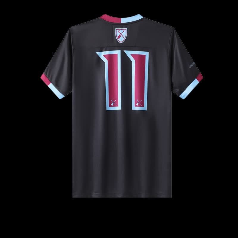 Football Shirt West Ham United Iron Maiden 25-26 Black back