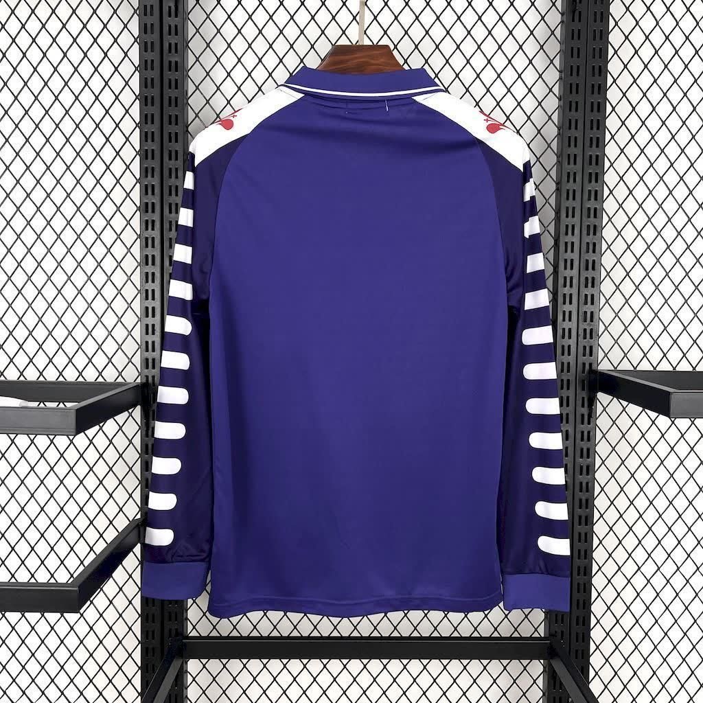 Football Shirt Fiorentina Home 98-99 Long Sleeves Retro back