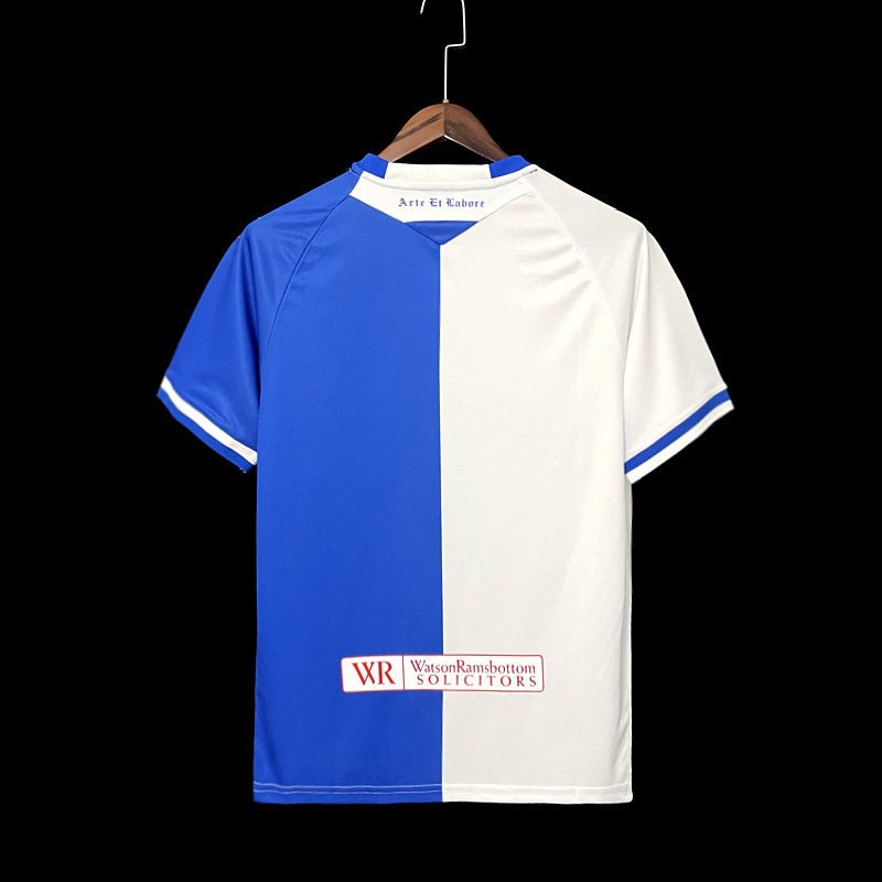 football-shirt-blackburn-rovers-home-21-22-2 Football Shirt Blackburn Rovers Home 21-22 back