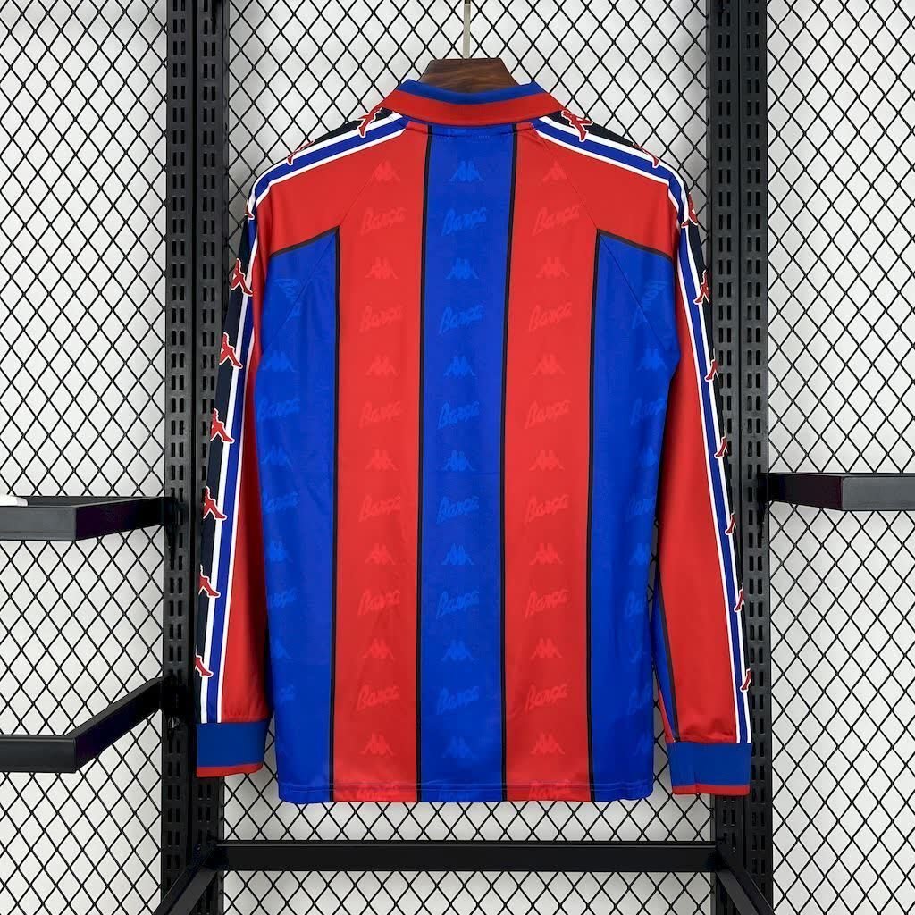 football-shirt-fc-barcelona-home-95-97-long-sleeves-2 Football Shirt FC Barcelona Home 95-97 Long Sleeves back