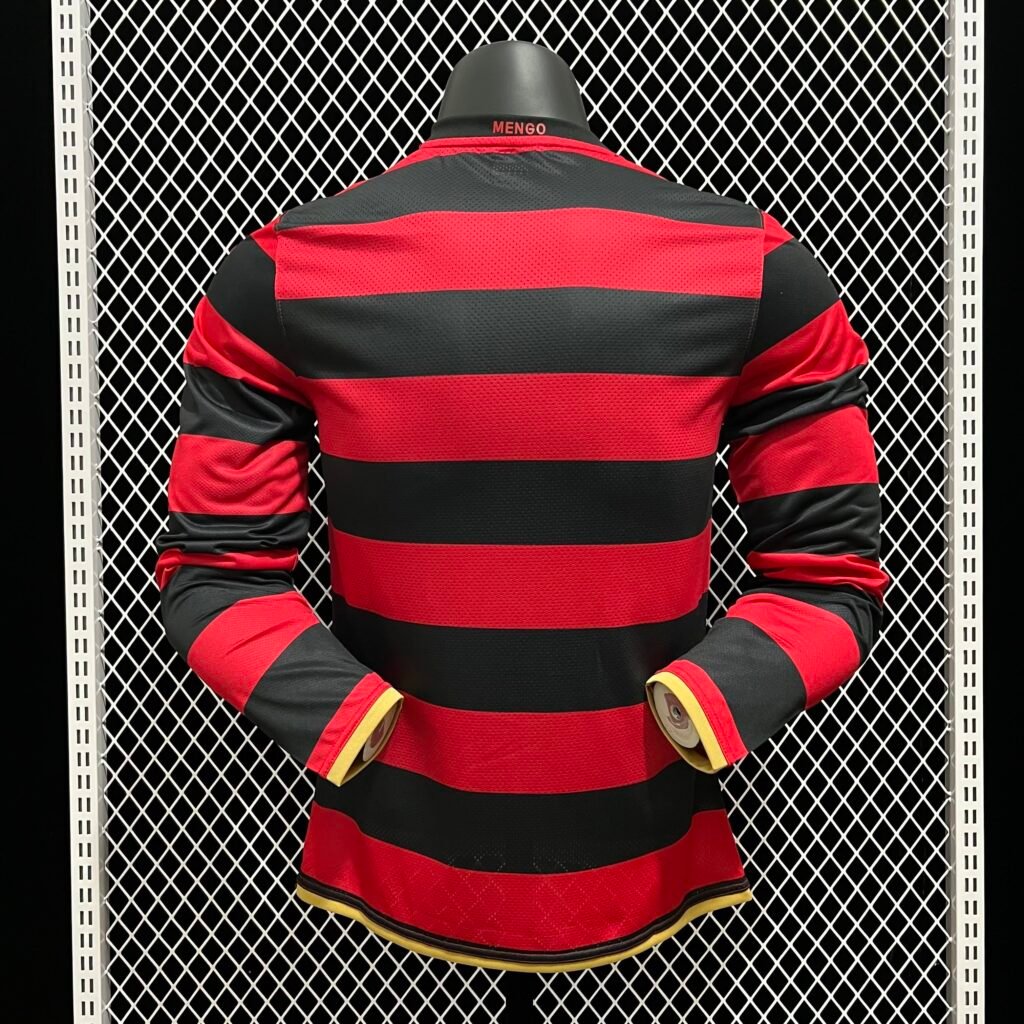 Football Shirt Flamengo Home Long Sleeve 08-09 Retro back