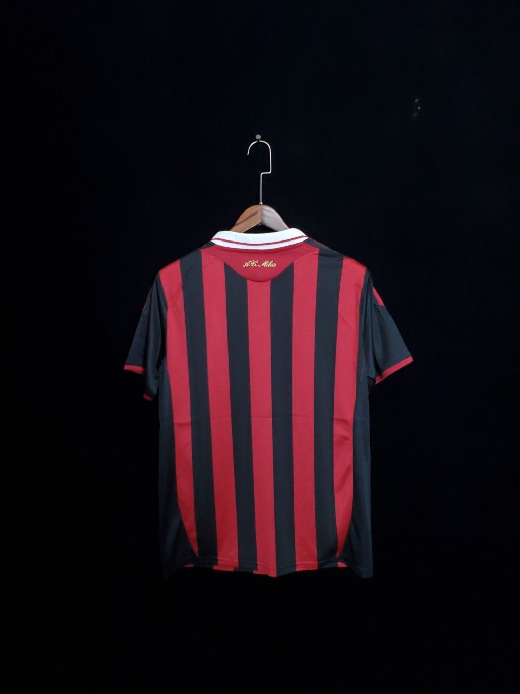 football-shirt-ac-milan-home-09-10-retro-2 Football Shirt AC Milan Home 09-10 Retro back