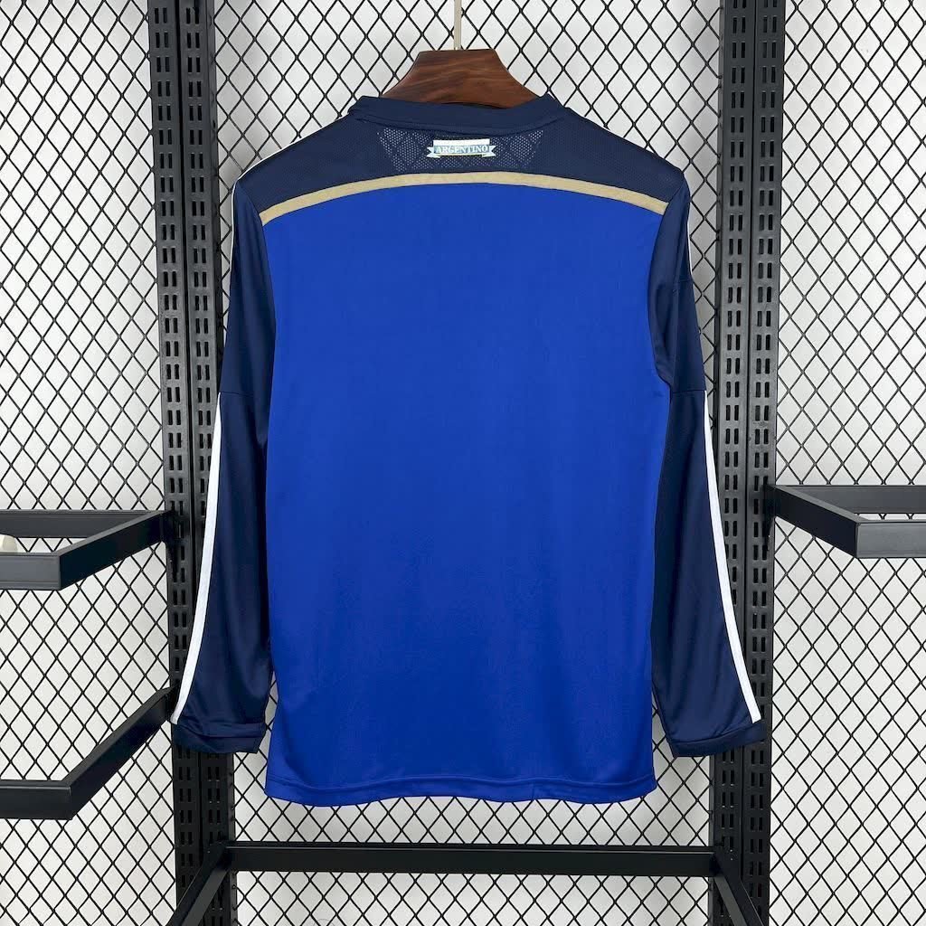 football-shirt-argentina-away-14-15-long-sleeves-retro-2 Football Shirt Argentina Away 14-15 Long Sleeves Retro back