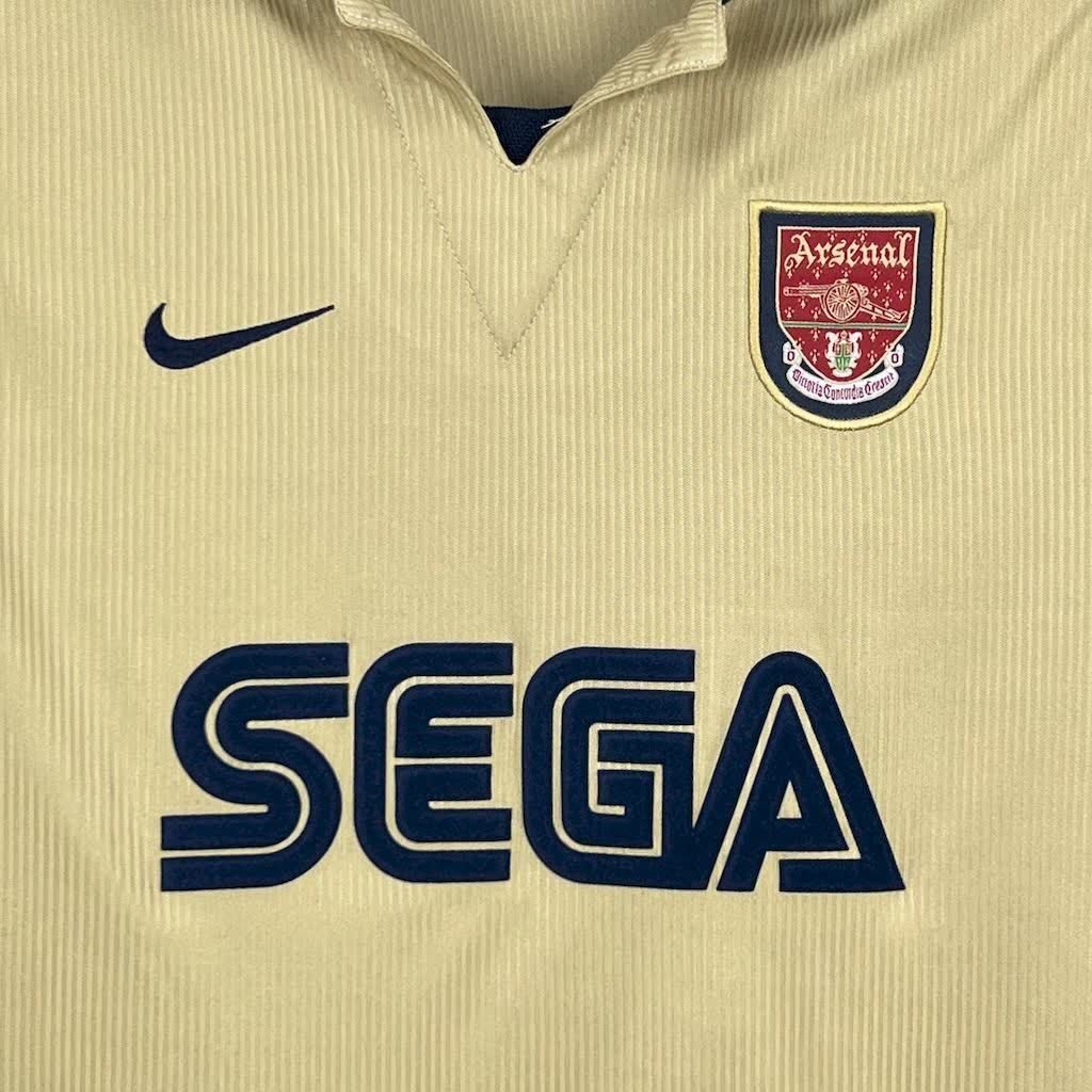 Football Shirt Arsenal Away LS 01-02 Retro extra 1
