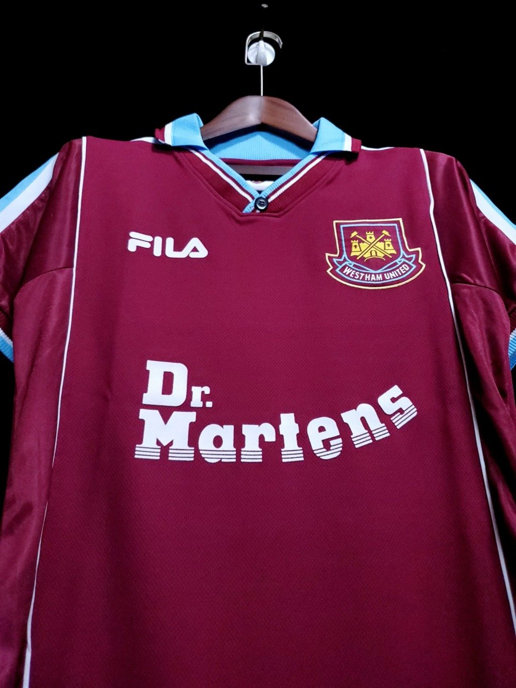 football-shirt-west-ham-united-home-99-01-3 Football Shirt West Ham United Home 99-01 extra 1