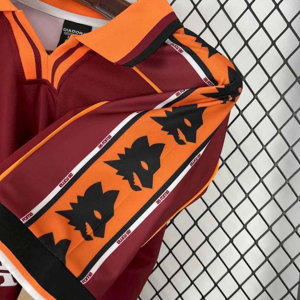 football-shirt-as-roma-home-98-99-retro-3 Football Shirt AS Roma Home 98-99 Retro extra 1