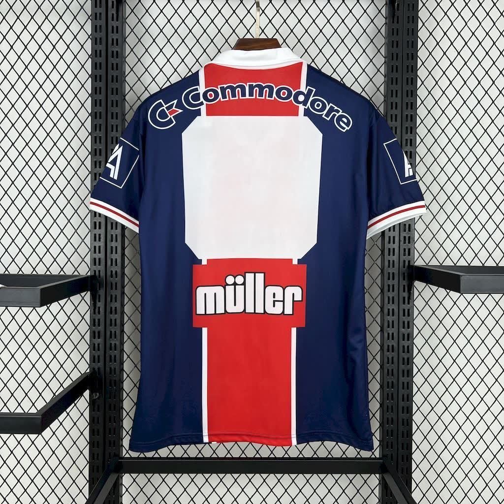 football-shirt-paris-saint-germain-home-91-92-retro-2 Football Shirt Paris Saint-Germain Home 91-92 Retro back
