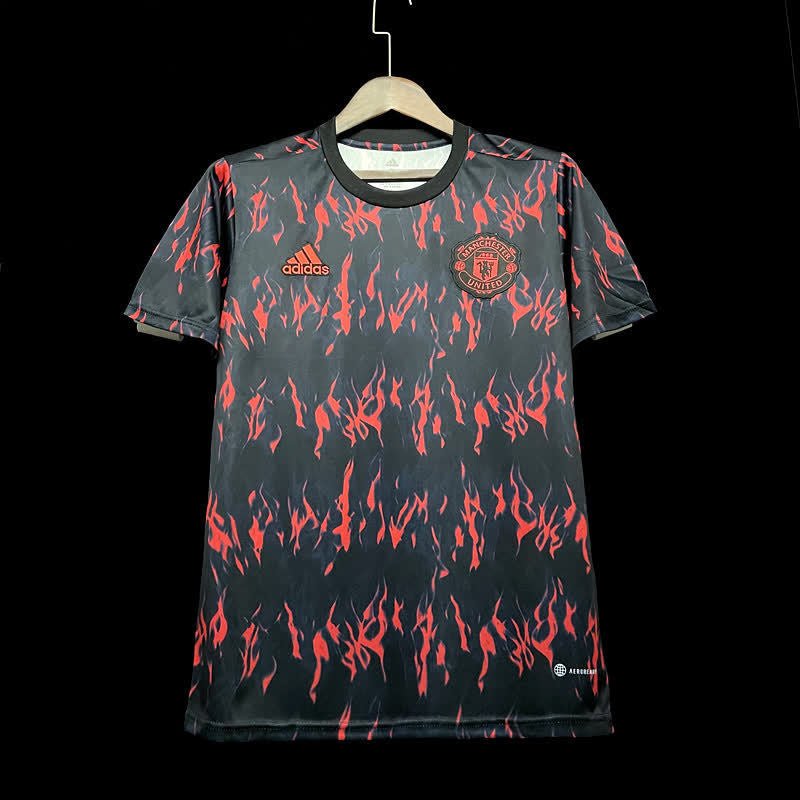 Football Shirt Manchester United Pre-Game 21-22 extra 2