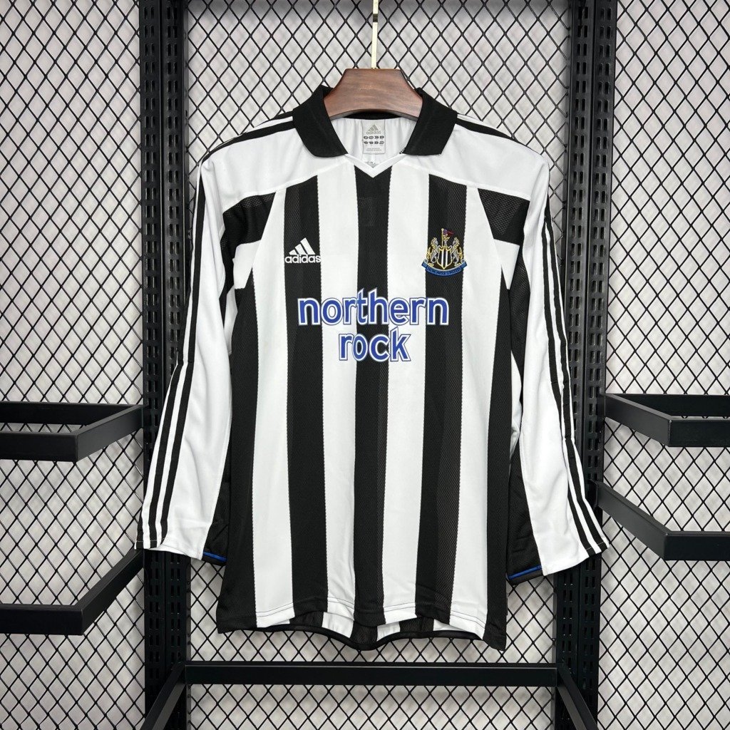 Football Shirt Newcastle United Home 03-05 Retro Long Sleeves extra 2