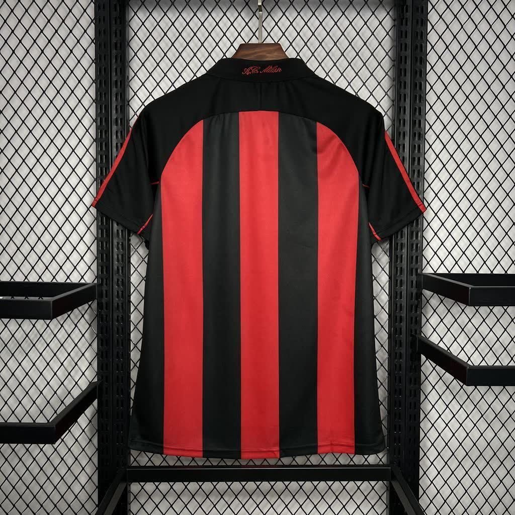 Football Shirt AC Milan Home 00-02 Retro back
